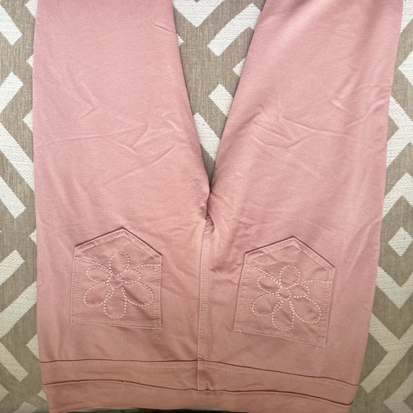 Joyfolie Pink Casual Embroidered Bottoms - Picture 3 of 4